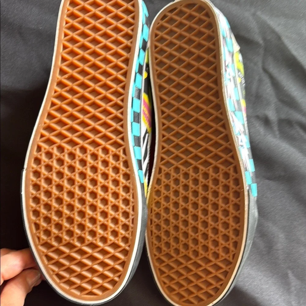 NWT- Vans Multicolor Graphic Sneakers - Picture 3 of 5